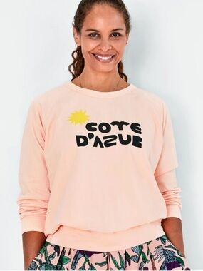 Clare V. Cote D’Azur sweatshirt in XL